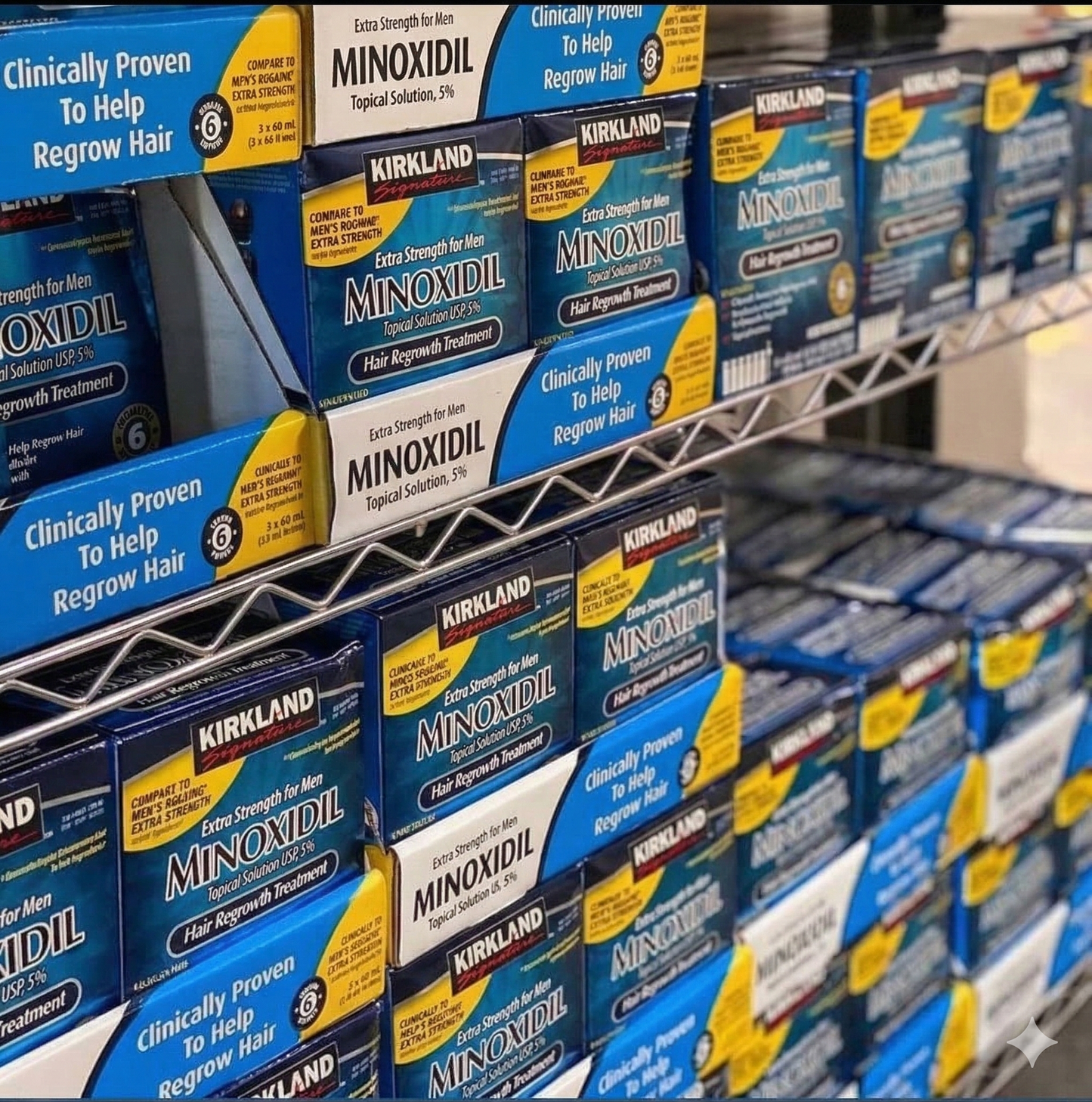 Minoxidil 5% Kirkland — Caja 6 Meses | Tratamiento Completo